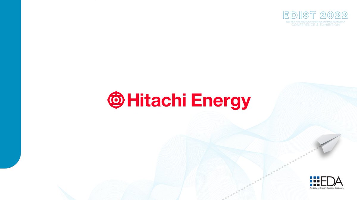 Thank you @hitachienergy for sponsoring our closing keynote speaker, “The Morning After the Night Before: The 2022 Ontario Provincial Election Results” with @thechrischapin at #EDIST2022 edist.ca