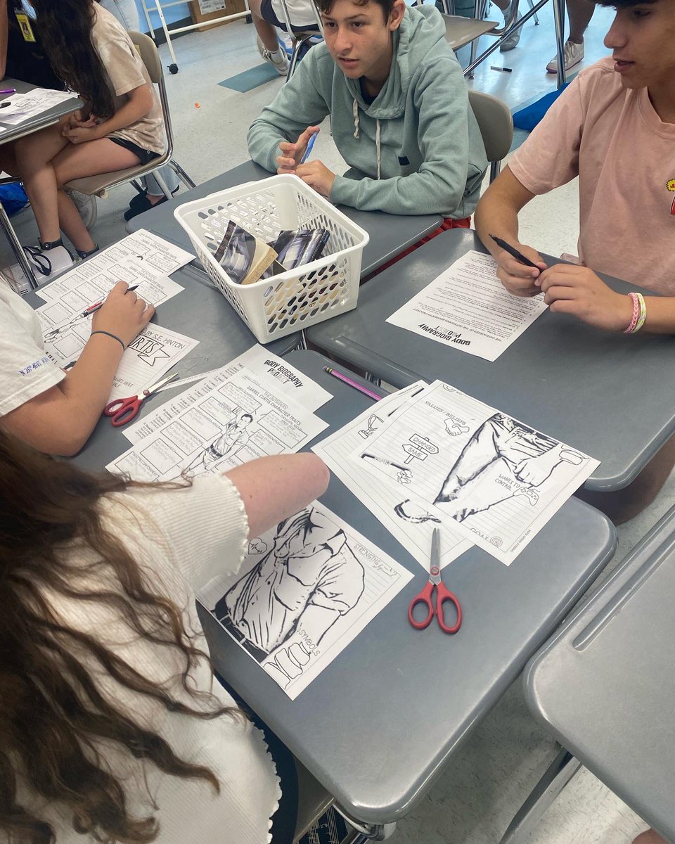 msnigrotms's tweet photo. The Outsiders Body Biographies @ThompsonMSpride #digitaldetoxday https://t.co/ez5q9FRDT5