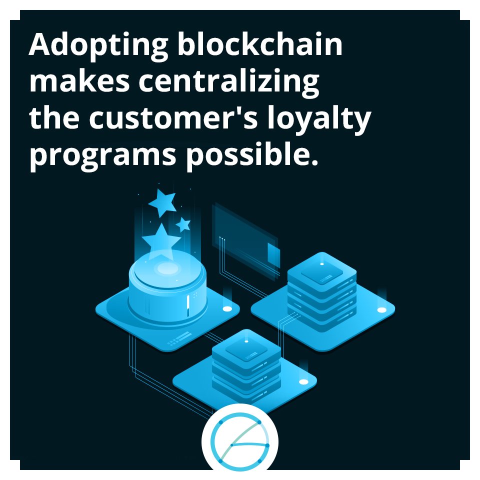 Adopting blockchain makes centralizing the customer's loyalty programs possible. 

#Crypto #Blockchain