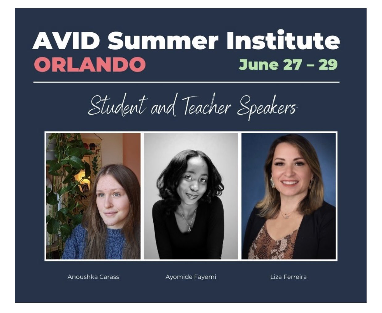 Creekside High AVID on Twitter "We are so proud of our very own