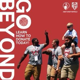 GriffyMini's tweet image. The #BeyondTheField event taught me about the impact that the Shrine bowl has on kids. #GoBeyond with us this week and help raise funds for #MoreThanAGame! #NSB64