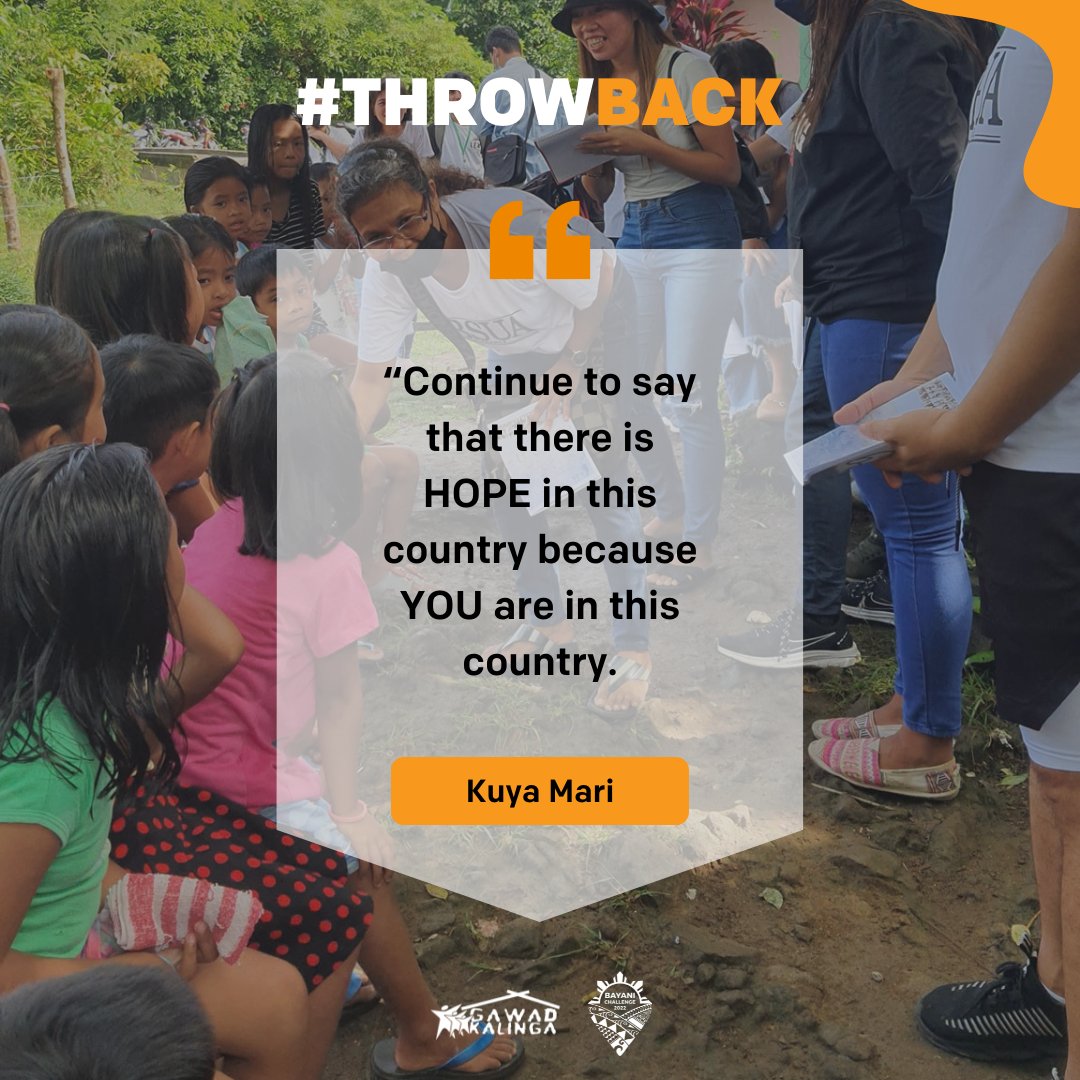 #KalingaInspiration: As Filipinos, one of the values that we can take pride in is our undying and indestructible hope. 

As long as there are caring hearts, there is always hope. 🌱

Wanna see hope in action? 📷 Check out our #BC2022 updates here: fb.com/bayanichallenge.