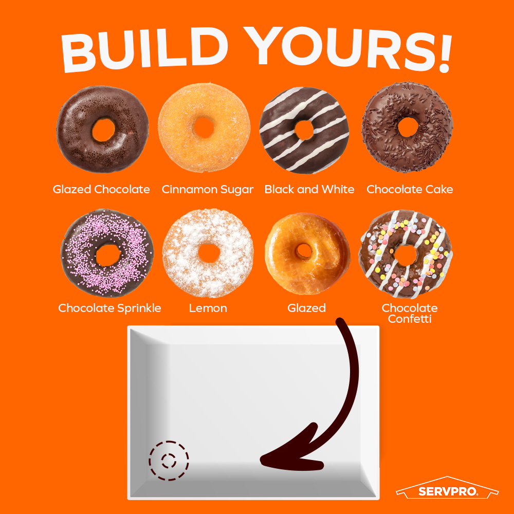 How would you build your dozen? Reply and tell us!

If you accidentally flip a dozen chocolate donuts onto the carpet or couch today, we can help. #NationalDonutDay
