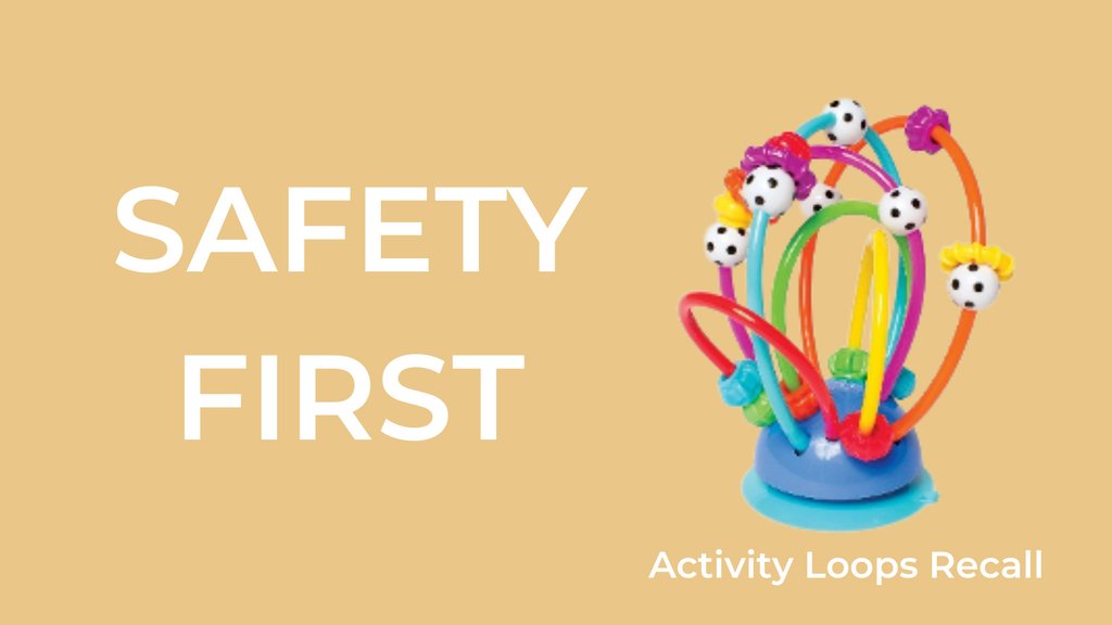 Manhattan Toy Voluntarily Recalls Activity Loops™ Due to Possible Choking Hazard⁠ | Lots 215210 EAN &amp; 215210 FCN Consumers should check the lot code printed on the bottom of the toy - return affected toys to Manhattan Toy for a refund or $25 shop credit. l8r.it/3F99