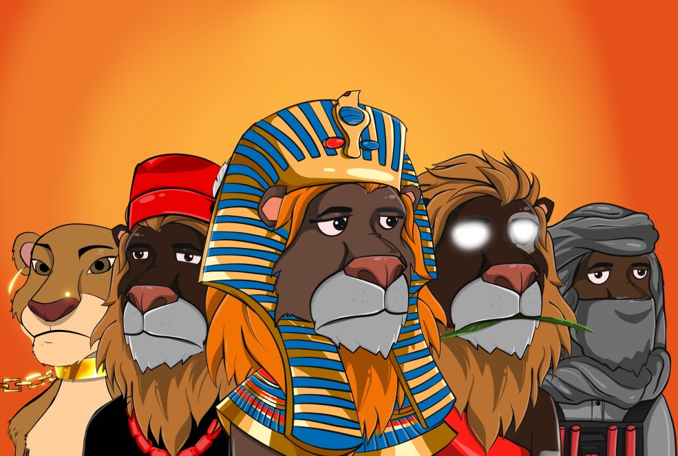 big5nfts's tweet photo. Don’t forget to join @OfficialLoaNFT public mint, WL mint almost sold out. The art is awesome with a 2D manipulation 🦁🤩. A portion of the sales will be donated to @regalohope for community outreach and the team will host free NFTs / web3 conventions around Africa and beyond🌎🚀 https://t.co/3xmIW33SXu