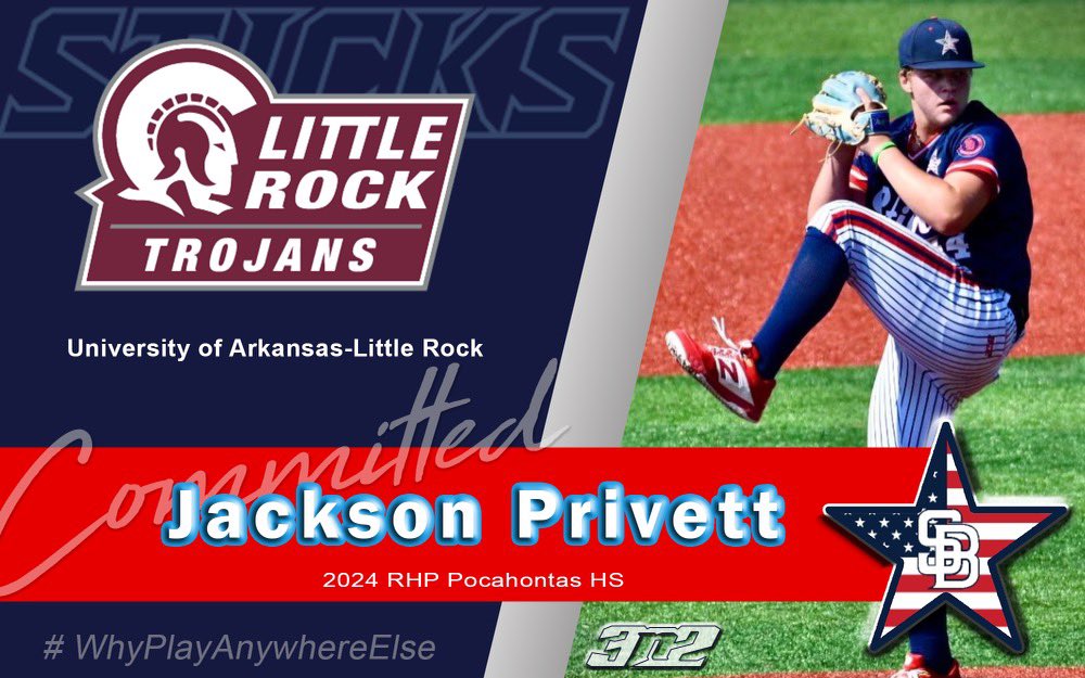 Blessed to be a Trojan♥️🤍♥️ <a href="/Brewsterc29/">Chase Brewster</a> <a href="/PBR_Arkansas/">Brian Walker</a> <a href="/AR_Sticks/">Sticks Baseball</a> <a href="/PerfectGameUSA/">Perfect Game USA</a> @JBrownPG <a href="/3N2Sports/">3N2 Sports</a> <a href="/Skins_Baseball/">Pocahontas Baseball</a> <a href="/LittleRockBSB/">Little Rock Trojan Baseball</a> <a href="/noahbsanders/">Noah Sanders</a>