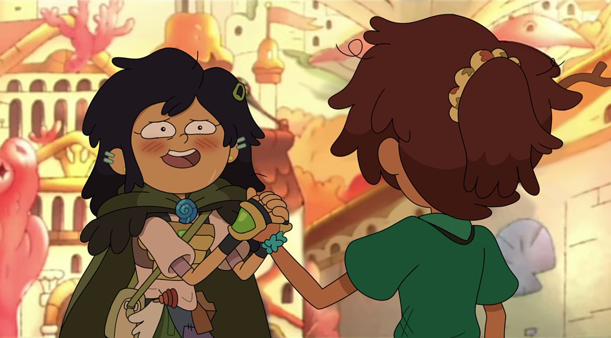 UPDATE: Unfortunately The 'Back to Amphibia' special still was leaked on YourMomsTV. Marcy confessed to Anne that she was and indeed is attracted to women since The Three Armies and that she wanted to go dress up and travel with Anne and Sasha. #Amphibia