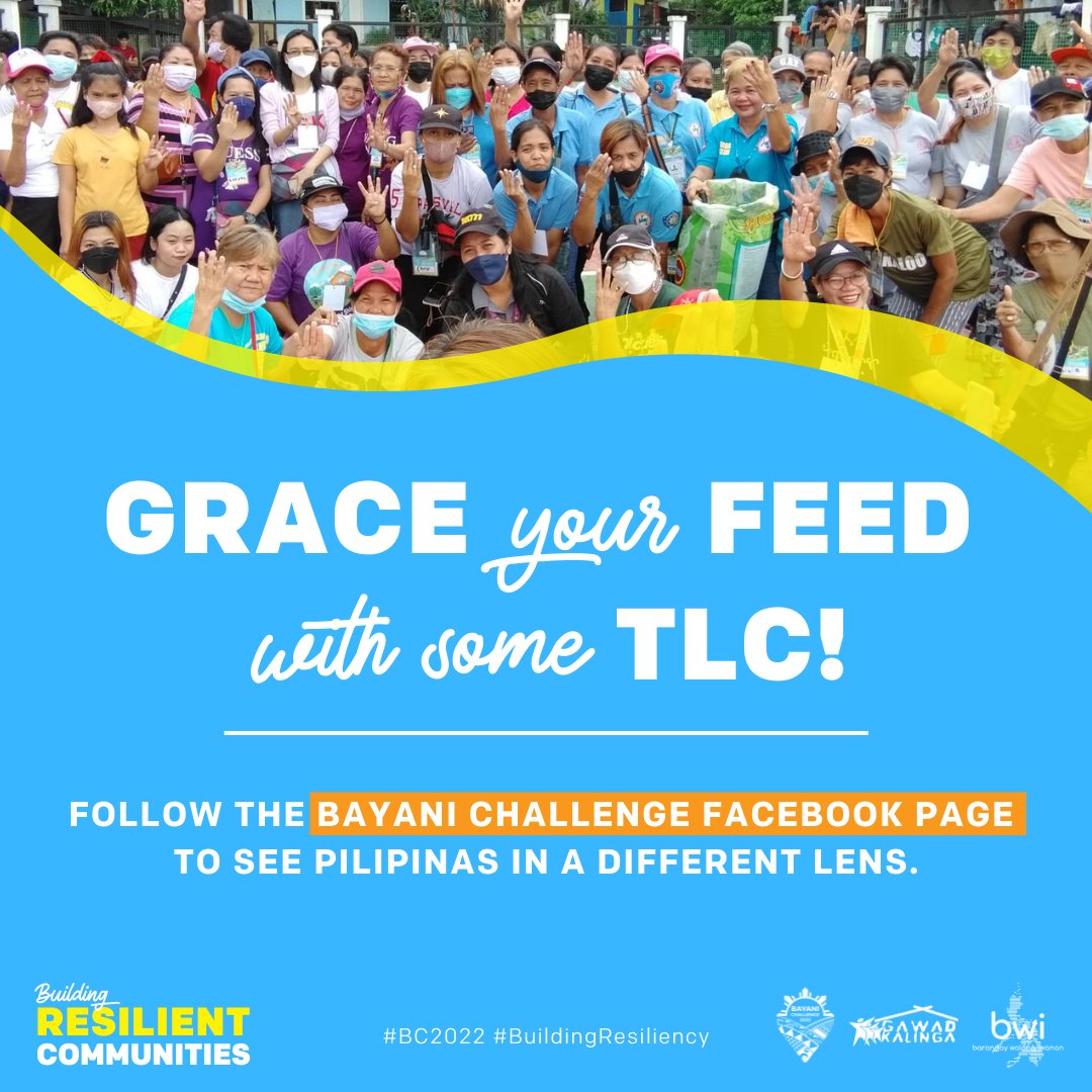 #BC2022 #BuildingResiliency: Toxic ba lately ang feed mo? Quota na sa hate speech? 🙅🏻‍♀️

Here’s the ultimate antidote - read our bayanihan updates - mga kwento ng tao mula sa puso. 📝

Visit the Bayani Challenge FB page now: fb.com/bayanichallenge