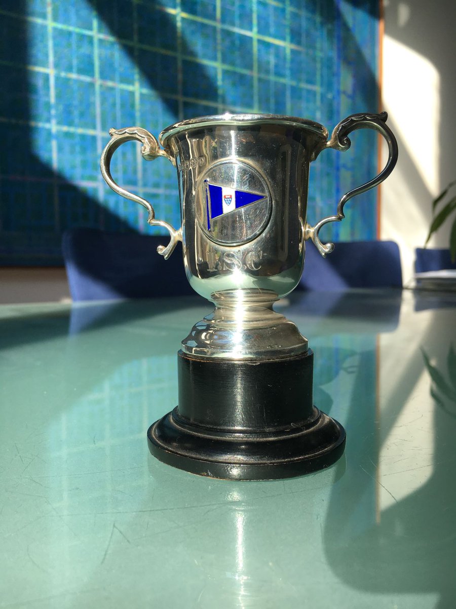Another wonderful day of racing today for the Haines Challenge Cup. 🏆
The trophy pictured here was won in 1931 by one of our Member's (Johnny Lyell's) Grandfather, in his XOD "Stepaside" - 91 years ago!!
#HainesChallengeCup #clubracing #trophy #xod #itchenorsailingclub #ISC
