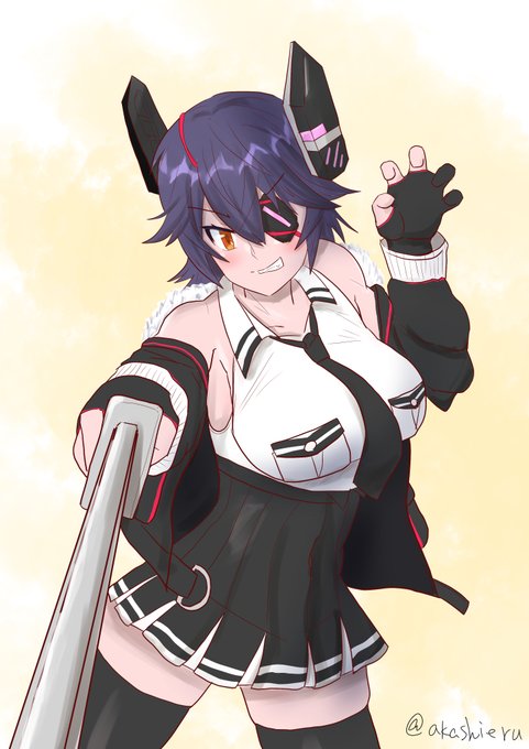 「tenryuu (kancolle) large breasts」Fan Art(Latest)