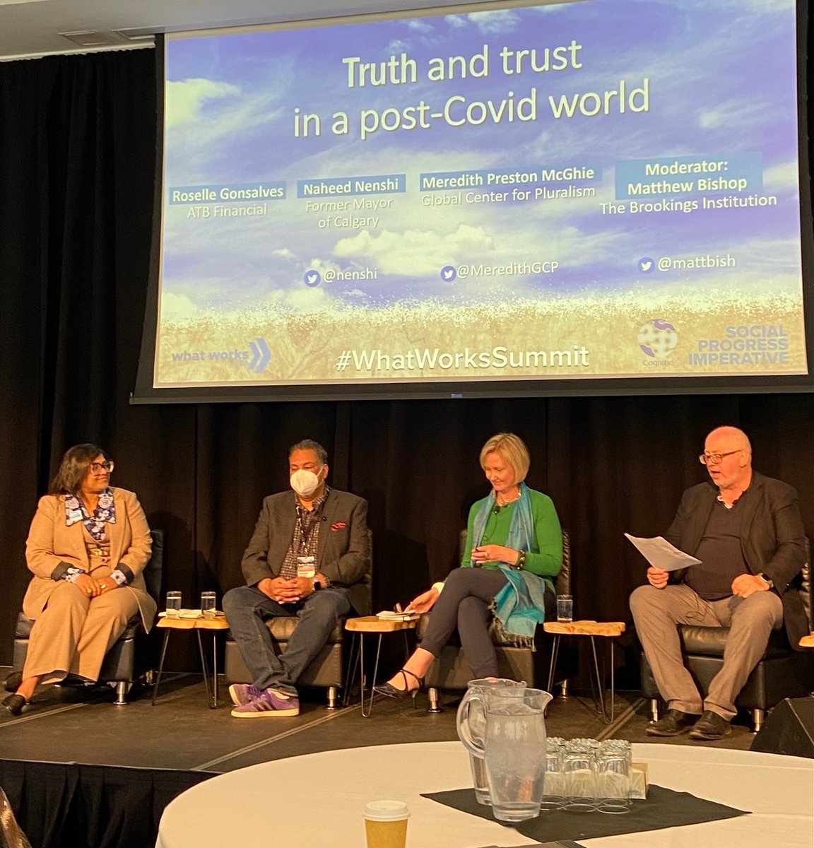 LabEnergy's tweet photo. Thanks for #WhatWorksSummit for having us as an event partner and to @atbfinancial for bringing it to Alberta.

We especially appreciated the diversity of voices in the working group on #climatechange and a #justtranstion

#energytransition #whatworkssummit @socprogress https://t.co/NeZz6bijdT