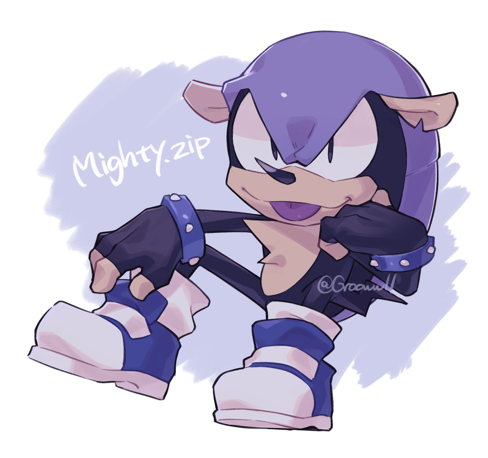 Mighty the armadillo by TheRazzleDazzle on Newgrounds