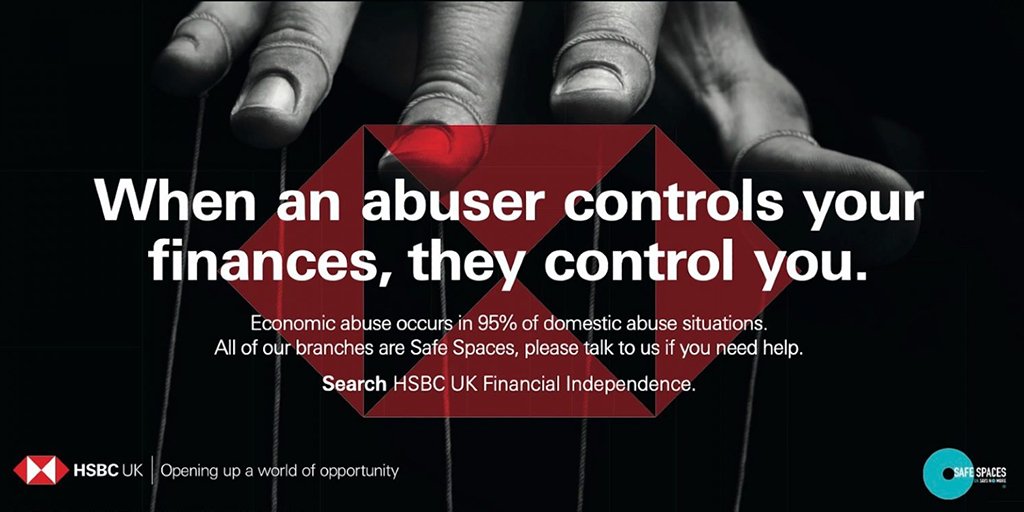 vml_global's tweet photo. @HSBC_UK has made all of its branches a ‘safe space’ for people experiencing domestic abuse in the latest campaign with @WunThompsonUK.
.
Read more via the link🔗: https://t.co/s92btR4hcj
.
#WunThompson #HSBC #SafeSpace https://t.co/2LabVHNFb5