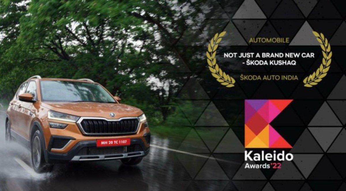 wearetrip's tweet photo. The ŠKODA KUSHAQ launch campaign ranked among the top 3 campaigns in the Automotive Industry Category at the #KaleidoAwards
Trip was involved at multiple stages from the very beginning as part of the @SKODAIndia_PR and @SeventyEMG teams! #TripForContent #CommsDesign
🥳🚀🧿 https://t.co/OmjfjFAIel