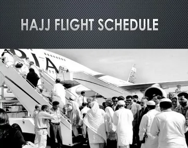 Hajj Flights Schedule 2022 Pakistan