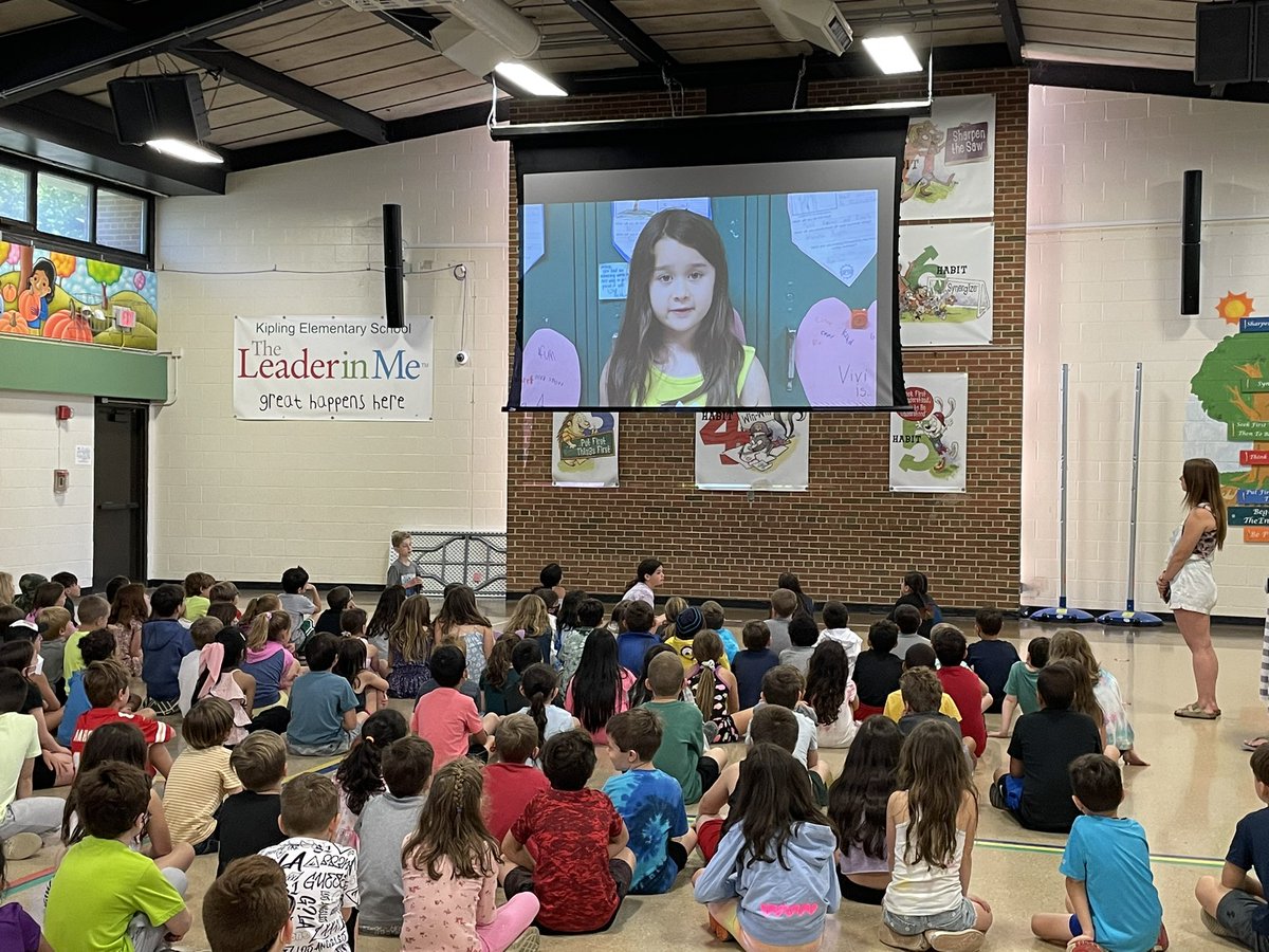 Student run end of the year assembly!! Have a great summer Kipling Cougars!!#kip109 #engage109