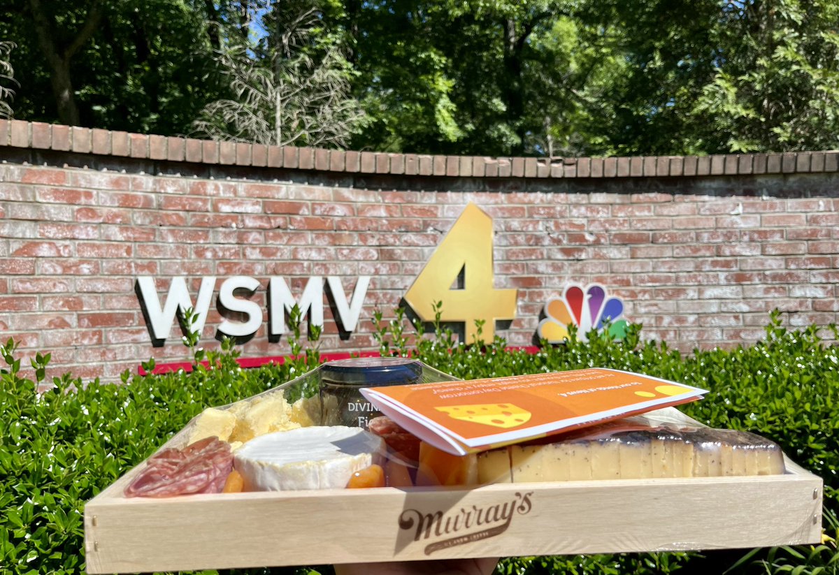 JuliaPalazzo_'s tweet photo. Tomorrow is #NationalCheeseDay and there is no better place to find 🧀than @MurraysCheese at @kroger! @Bellsquared and I made special deliveries to our friends at @FOXNashville @WKRN @WSMV and @NC5 this morning! Enjoy some of Murray’s best! @KrogerNews https://t.co/QsleUTXoSP