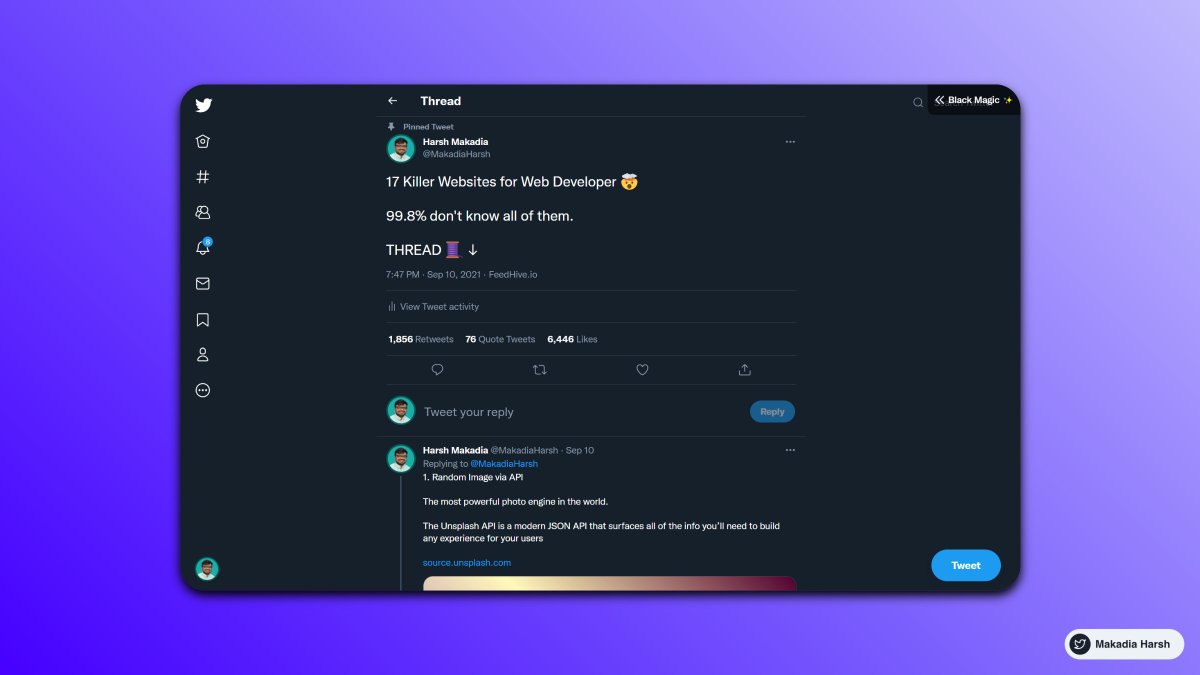 7. Minimal Twitter A minimal Twitter theme that drastically simplifies and declutters the new Twitter UI.Remove suggestions and all necessary things and focus on what matters the most  https://chrome.google.com/webstore/detail/minimal-twitter/pobhoodpcipjmedfenaigbeloiidbflp/related?hl=en