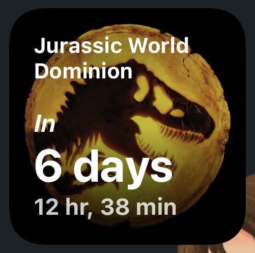6 DAYS UNTIL JURASSIC WORLD DOMINION! #JurassicWorld #JurassicWorldDominion