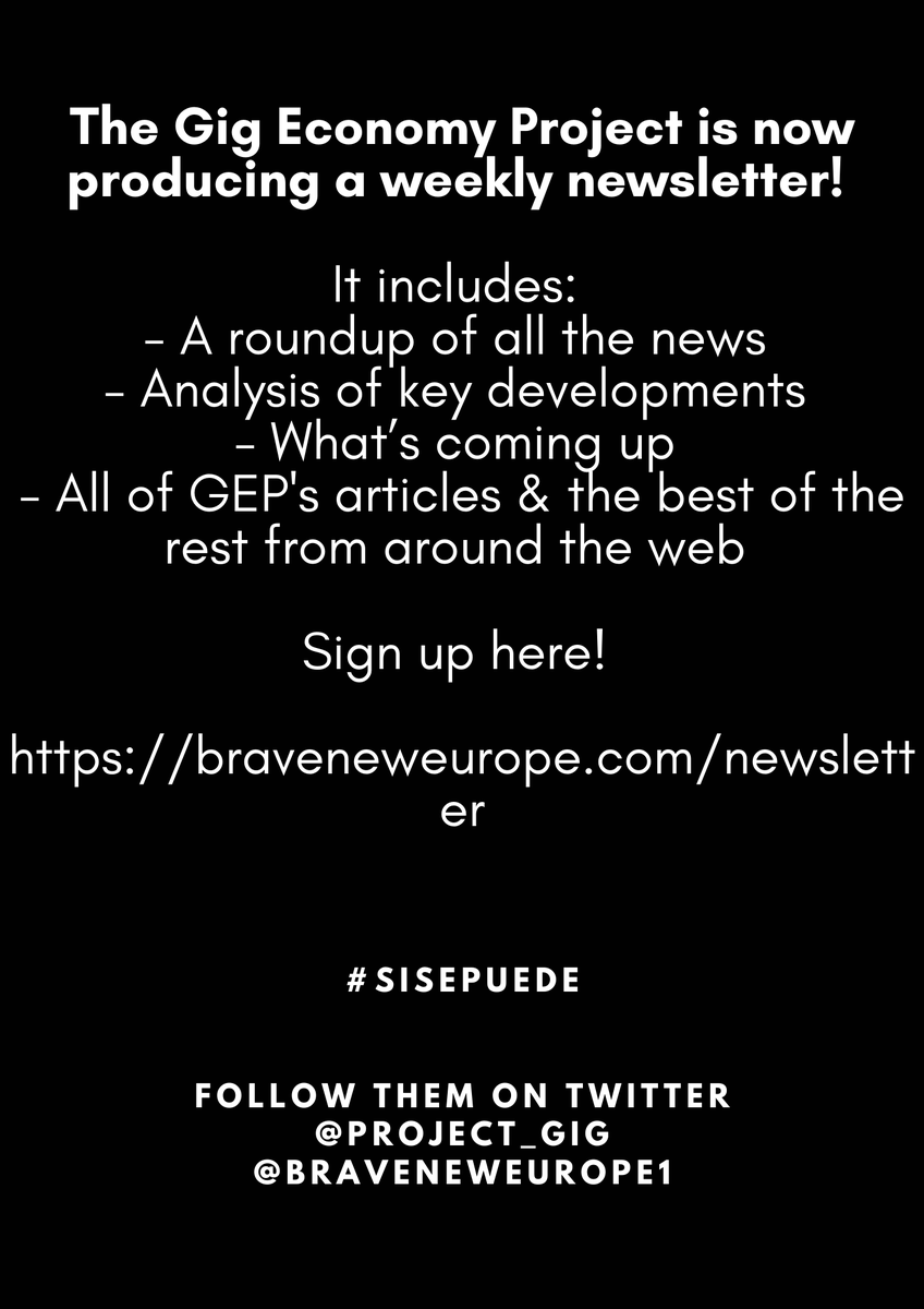 FltmSpain's tweet photo. We posted re: @project_gig @BRAVENEWEUROPE1  to our followers today for their public recognition of our inaugural set up! We hope to talk virtually very soon to get some tips and pointers re: our organising goals. Gracias mi gente! #GigEconomyProject #FTLM https://t.co/C2m9OopD32 https://t.co/yYbhD8nBUR