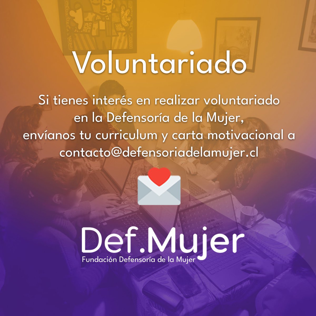 Defmujerchile's tweet photo. Agradecemos a las voluntarias por el trabajo profesional que entregan a las gestiones administrativas de la Defensoría de la Mujer. 
Grandes causas conllevan grandes desafíos y para avanzar necesitamos de tu ayuda 💜💚
#voluntariado #abogadas #defensoriadelamujer https://t.co/oZz8T9AH92