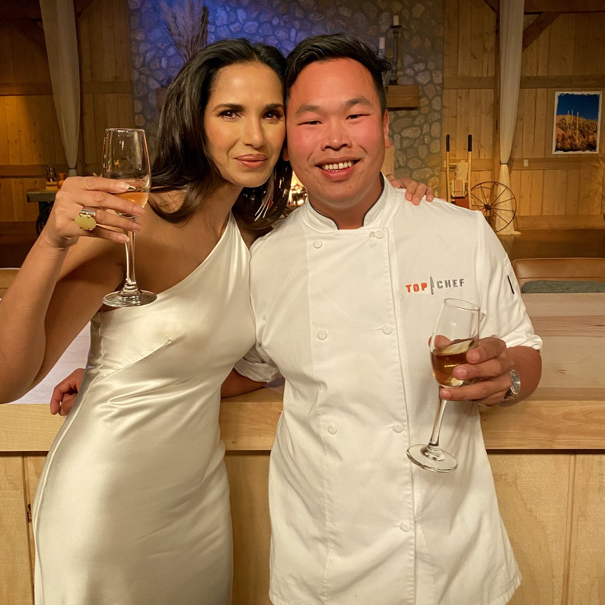 PadmaLakshmi's tweet photo. Everybody, meet this year’s Top Chef!! 🔥🍾

Congratulations, Buddha!!! I’m so proud of you. ✨ https://t.co/UBuzlc77BJ