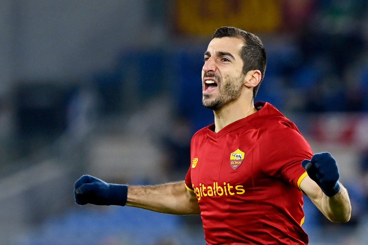 Mkhitaryan renova com a Roma até o final da próxima temporada