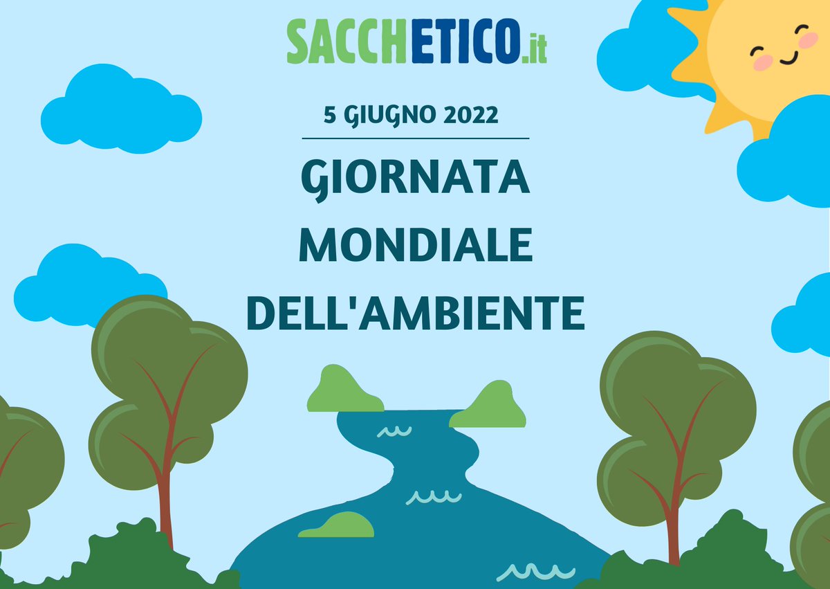 🌱In occasione, domenica 5 giugno, della #GiornataMondialeDellAmbiente, promuoviamo ancora una volta l'attuazione di buone pratiche sostenibili tra cui l'utilizzo di sacchetti regolari muniti, come #SacchETICO, dei marchi di certificazione.
#OnlyOneEarth #SacchETICO #legalità