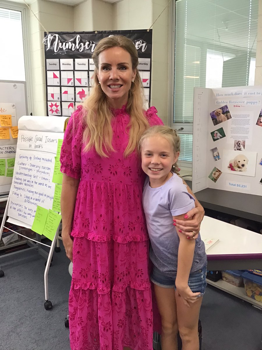 Aurelia’s mom was our last Mystery Reader!!