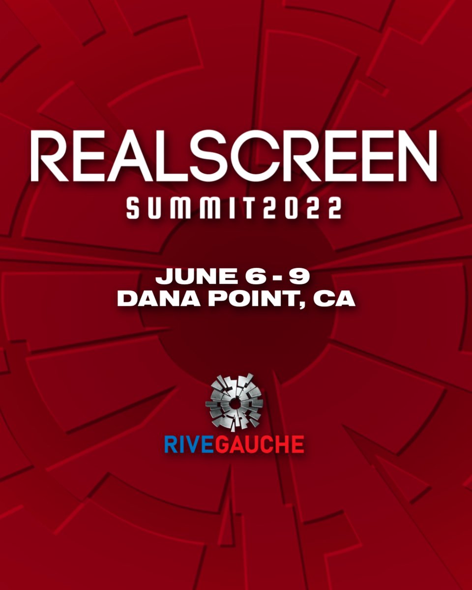 AfterShock Media’s Rive Gauche will be attending Realscreen Summit 2022, June 6-9 at Dana Point, California. Look forward to seeing our colleagues and partners to discuss all things unscripted and non-fiction in entertainment!