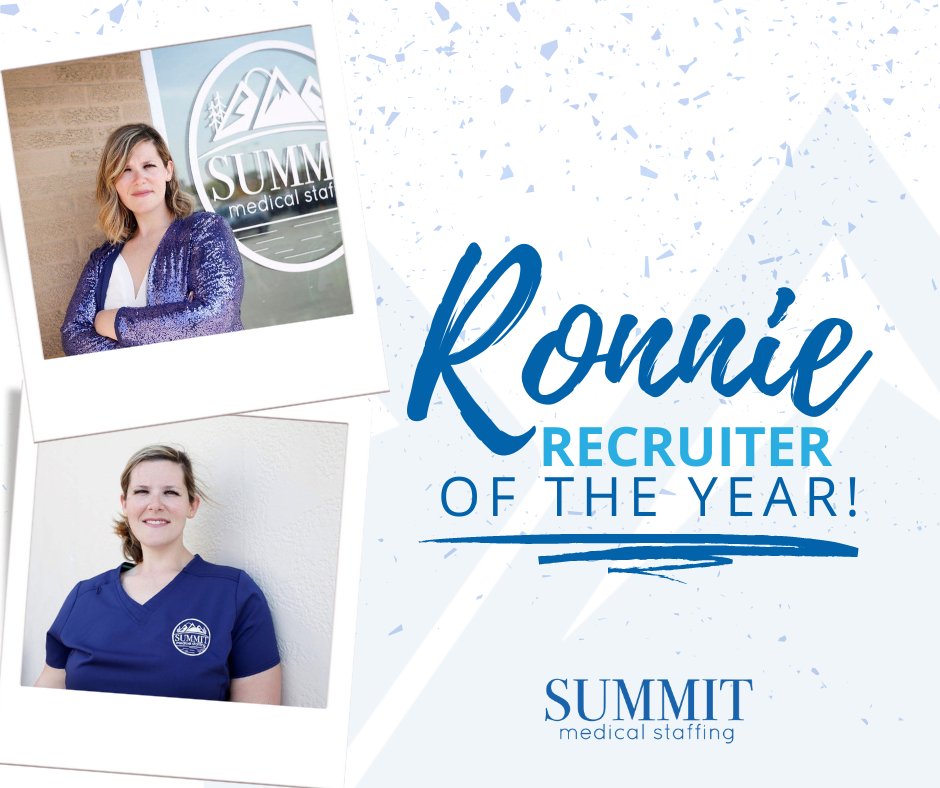 Summit_MedStaff's tweet photo. Massive shoutout to Ronnie on her winning Recruiter of the year! Please go check out her story in the link. https://t.co/aZ4xS32BQV
#summitmedicalstaffing #getontop #recruiteroftheyear https://t.co/9LrwheRxWx