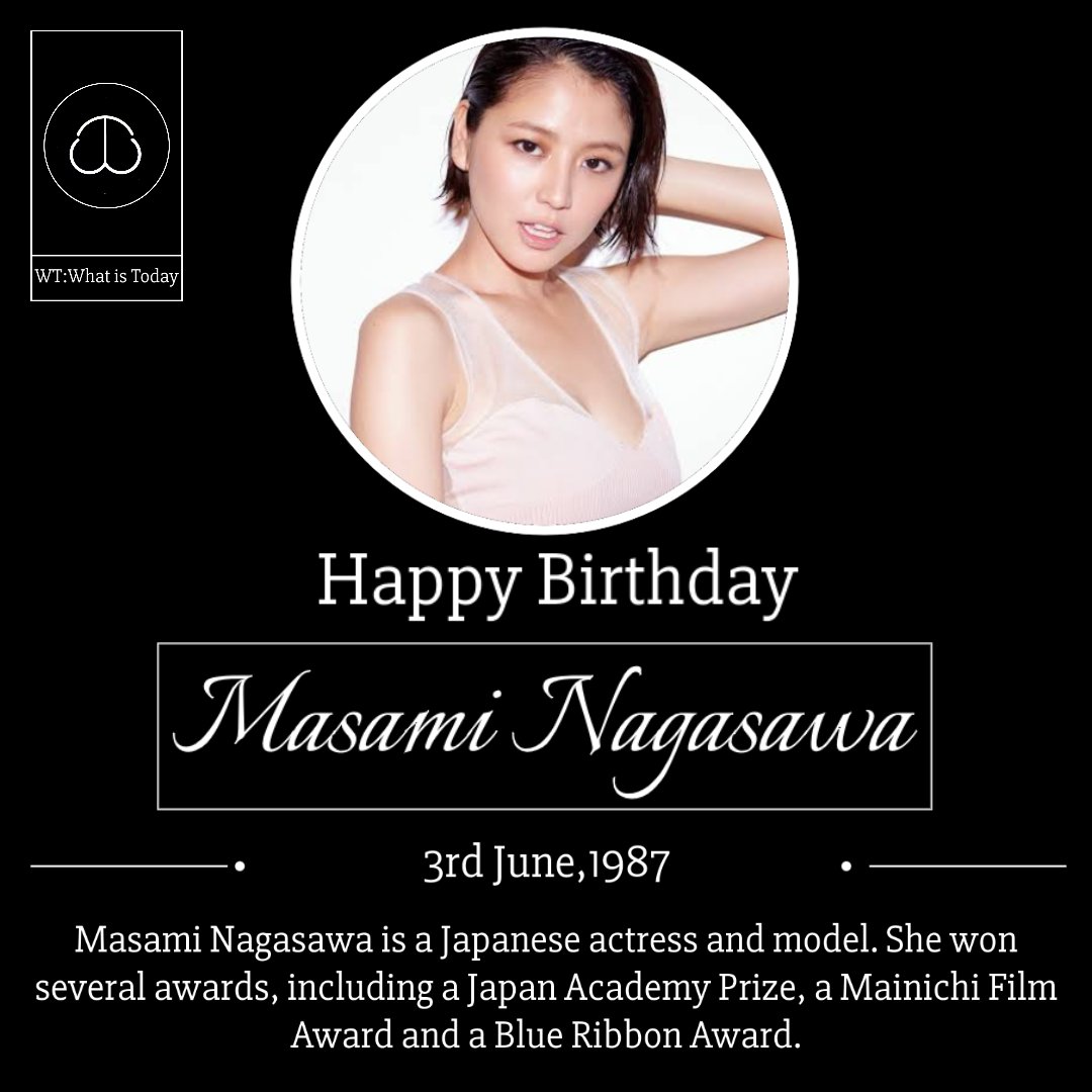 Happy Birthday Masami Nagasawa...! 