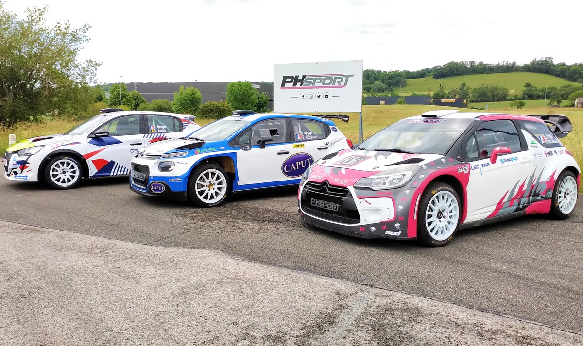 Ce week-end, PH Sport sera également au #RallyedelaLuronne avec Laurent Viana en #DS3WRC, Patrick Henry en Citroën #C3Rally2 et Nazim Bangui en Peugeot #208Rally4 👊