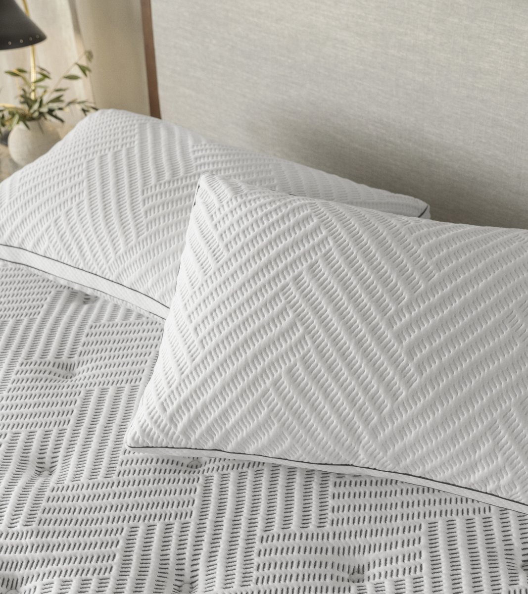 Introducing Beautyrest by @NateBerkus. A limited-edition mattress, protector, and pillow collection that is modern, innovative, and wrapped in sustainable fabric. Shop now: bit.ly/3PLfztl