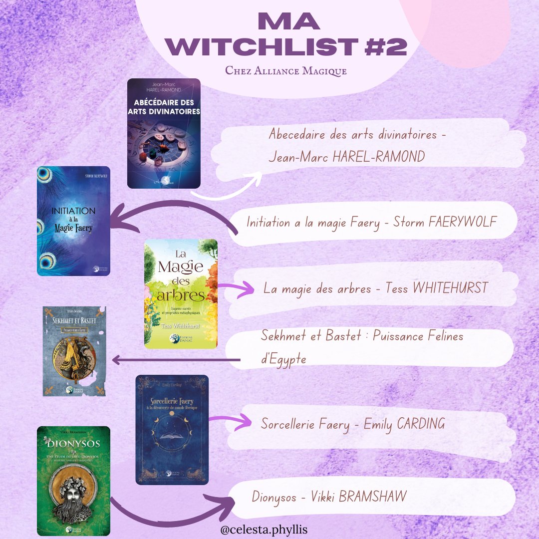 celestaphyllis2's tweet photo. 🎁 Ma WitchList #2 ! 🎁

Voici les livres que je souhaite le plus avoir (quand j'aurais de l'argent haha) 
Ils viennent tous de @alliancemagique ! 

Quels sont les items dans votre #witchlist ? 

#wishlist #sorcellerie #oracle #tarot #livre #alliancemagique #fees #magie #egypte https://t.co/c8882H9ycE
