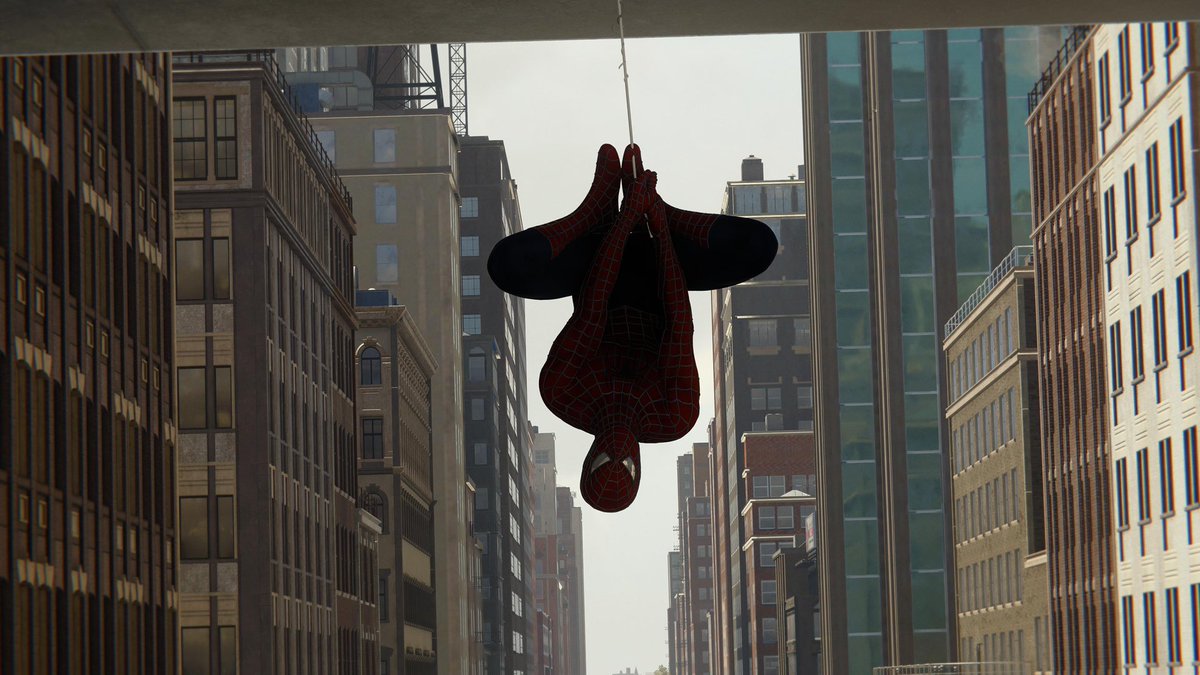 Drewbryce2002's tweet image. Wonder how many hours I have logged in just Spider-Man’s photo mode  #SpiderManPS4