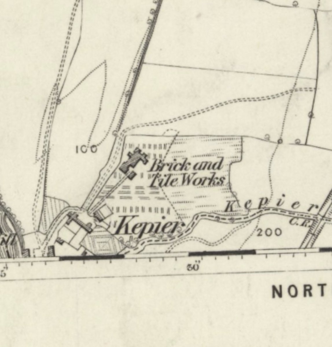 neheritagelib's tweet photo. Right next door is this kiln from a brickworks which operated in the 1850s. The main building was just to its left but there’s no trace of it. I presume this is used as shelter for livestock nowadays. https://t.co/1xI5emlG2d