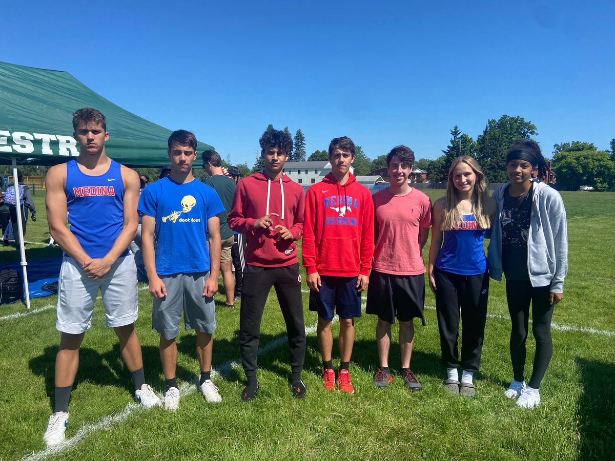 sports_medina's tweet image. Some of our Mustang Track &amp;amp; Field athletes will be competing at the Section VI State Qualifiers today &amp;amp; tomorrow at West Seneca West HS! Good luck to Isaac Pace, Mason Moreland, Bryson Costich, Jackson Moreland, Phallon Rivera, Madelynn Rutledge, Ellie Roath, &amp;amp; Arian Cayea!