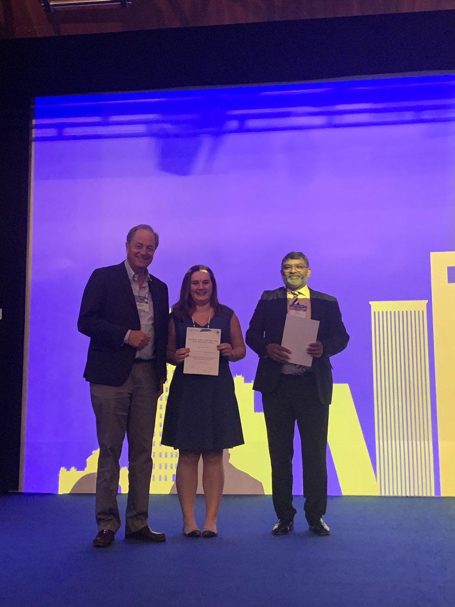 ErasSociety's tweet photo. Now for prizes … first up was Lesley Coots who won the Nursing ANP &amp; AHP Abstract prize. Congratulations!! #ERAS2022 https://t.co/5p9I9gqSf2