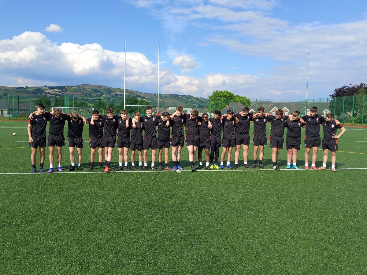 The boys showing real togetherness