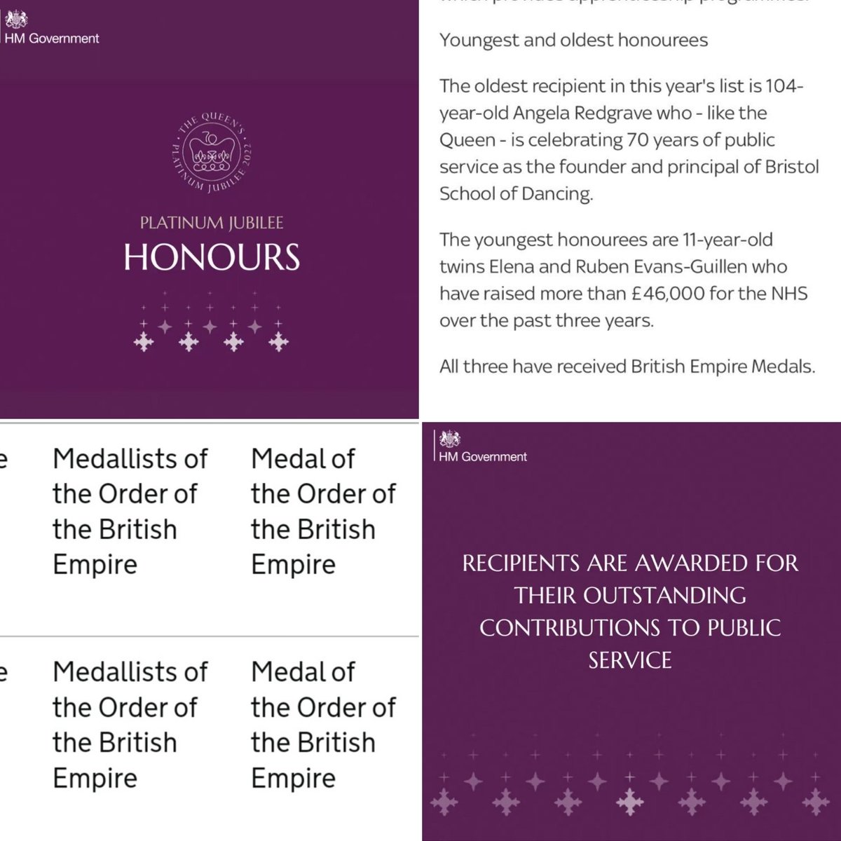 Ruben & Elena Evans-GuillΓ©n BEM ππβοΈ (@running4drozzy) on Twitter photo Ruben and Elena π¦πΎπ§πΎ are very honoured ππ to be Awarded the British Empire Medal π¬π§ππ by Her Majesty The Queen π in her #PlatinumJubilee For 'Services to Charitable Fundraising particularly during Covid19' We have been so privileged to have worked with so many wonderful - Ruben and Elena π¦πΎπ§πΎ are very honoured ππ to be Awarded the British Empire Medal π¬π§ππ by Her Majesty The Queen π in her #PlatinumJubilee For 'Services to Charitable Fundraising particularly during Covid19' We have been so privileged to have worked with so many wonderful -
