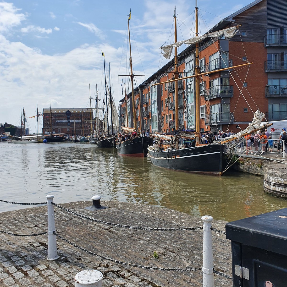 CRTAndrew's tweet photo. Great day had today @gloswaterways showcasing @CRTWalesandSW lots of fun things to do. 
#tallShips https://t.co/mCHt0eRndb