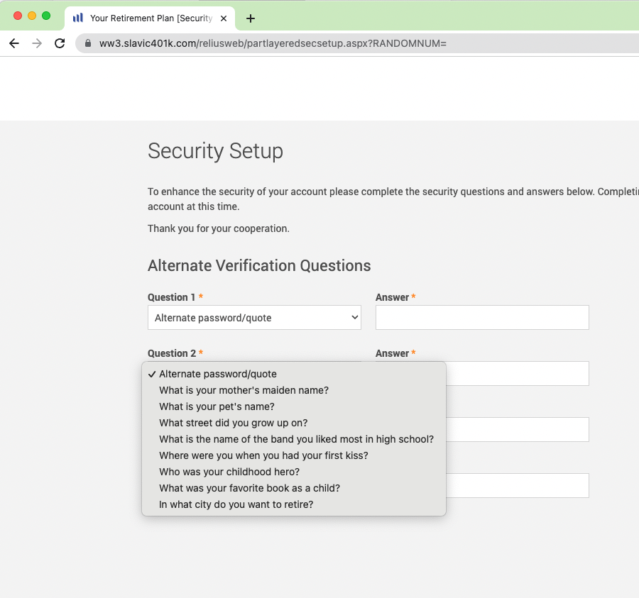 tweet_eric's tweet photo. @justworks and @slavic401k did you know it is security *bad* practice to require and use researchable knowledge questions in account setup? https://t.co/WEMqKPfc28