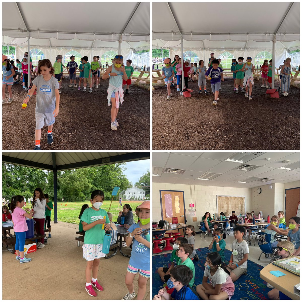 Field day, popsicles, and a movie- what could be a better Friday?! Thank you @HaycockES__PE for all of your planning and making the day fun!