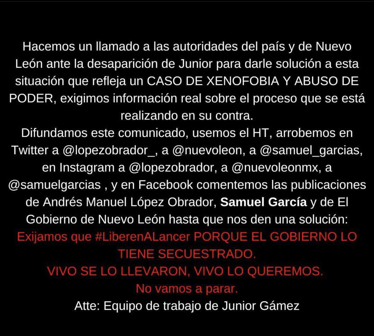 cayuDEM's tweet image. Todos compartiendo esto!!!! #liberenalancer hagamos tendencia para que se haga justicia! No a la vulneración a los DDHH