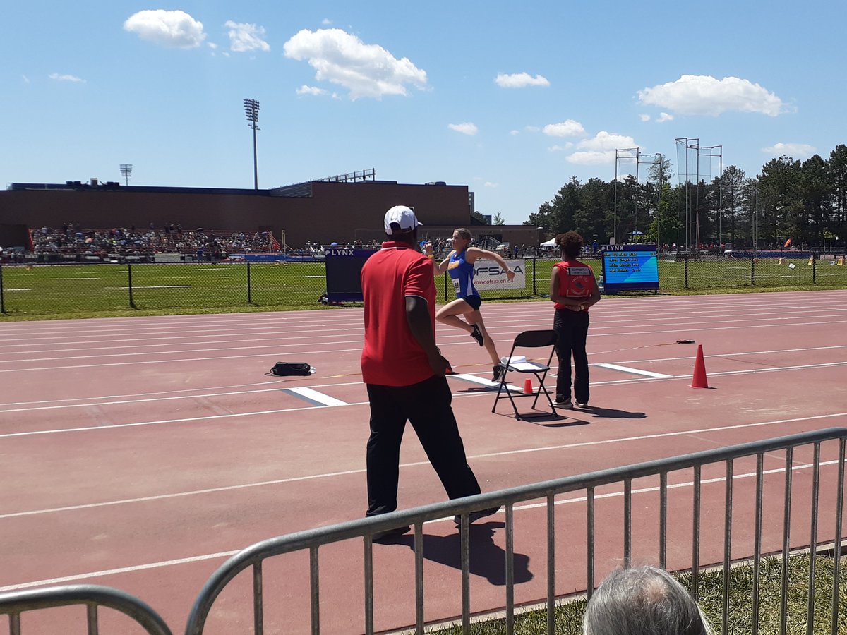 McKinnon Park History & Social Sciences Department (@mpsshistory) on Twitter photo GOOOOOOOLD!! 🥇
Emma Rabbat wins <a href="/OFSAATrack/">OFSAA Track & Field</a> Gold Medal in Novice Girls Triple Jump, with a p.b. of 10.97m!
Back-to-back OFSAA Track & Field Gold Medals for McKinnon Park (dating back to 2019).
Way to go Emma - hard work pays off!!!
<a href="/MPSSBlueDevil/">Blue Devil</a> <a href="/GEDSB/">Grand Erie District School Board</a> <a href="/DarrylSmart1/">Darryl Smart</a> <a href="/TheSachem/">The Sachem-Gazette</a> GOOOOOOOLD!! 🥇
Emma Rabbat wins <a href="/OFSAATrack/">OFSAA Track & Field</a> Gold Medal in Novice Girls Triple Jump, with a p.b. of 10.97m!
Back-to-back OFSAA Track & Field Gold Medals for McKinnon Park (dating back to 2019).
Way to go Emma - hard work pays off!!!
<a href="/MPSSBlueDevil/">Blue Devil</a> <a href="/GEDSB/">Grand Erie District School Board</a> <a href="/DarrylSmart1/">Darryl Smart</a> <a href="/TheSachem/">The Sachem-Gazette</a>