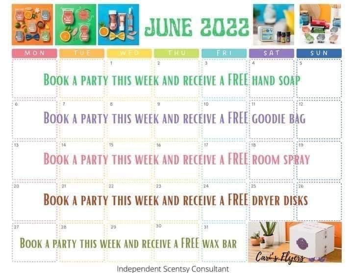 JScentsyEscape's tweet photo. This can be local (home, basket or bag), Facebook or Link party!!
Book one with me exclusively and receive a free gift associated with the week you book it for! Book yours today! https://t.co/RosYzzVHbe #freescentsy #shopping #scentsy #waxboss #party https://t.co/l5v7nWstxo
