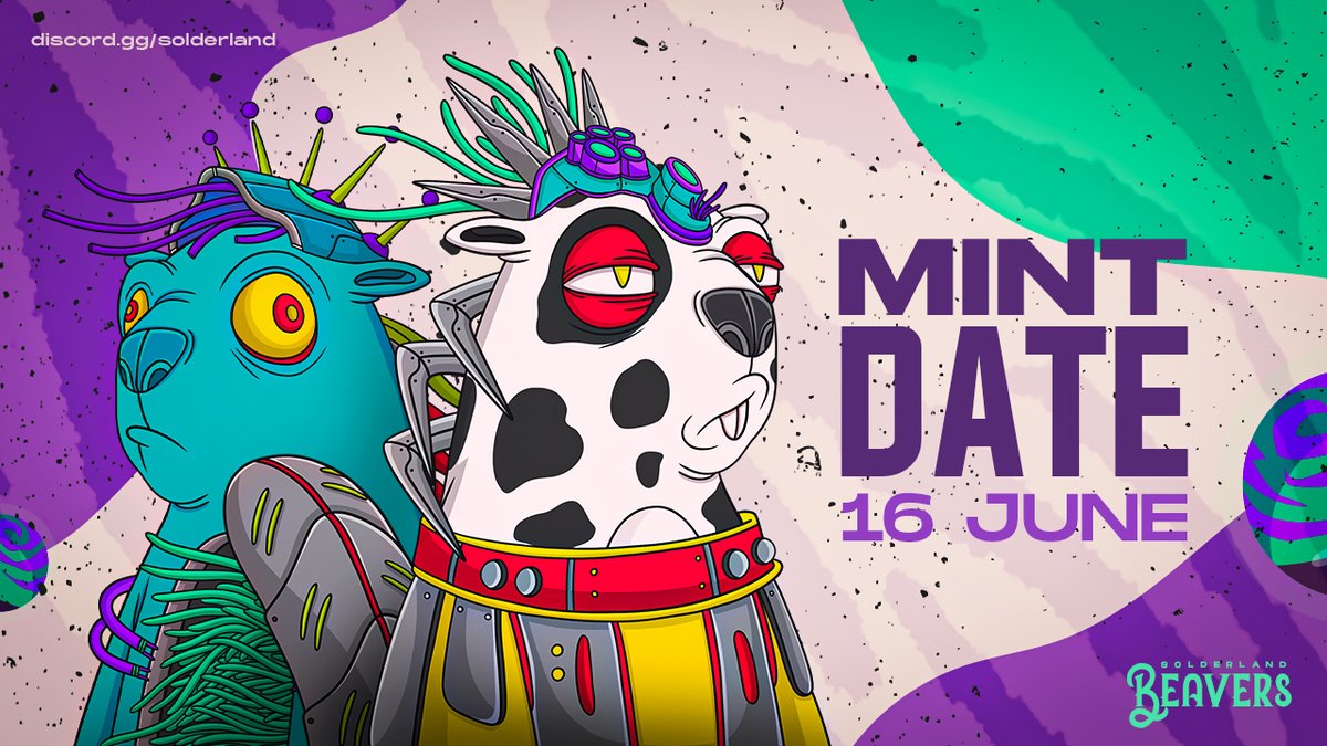 🦫 WEN MINT? 🦫 #Beaverish

More Details: discord.gg/Solderland