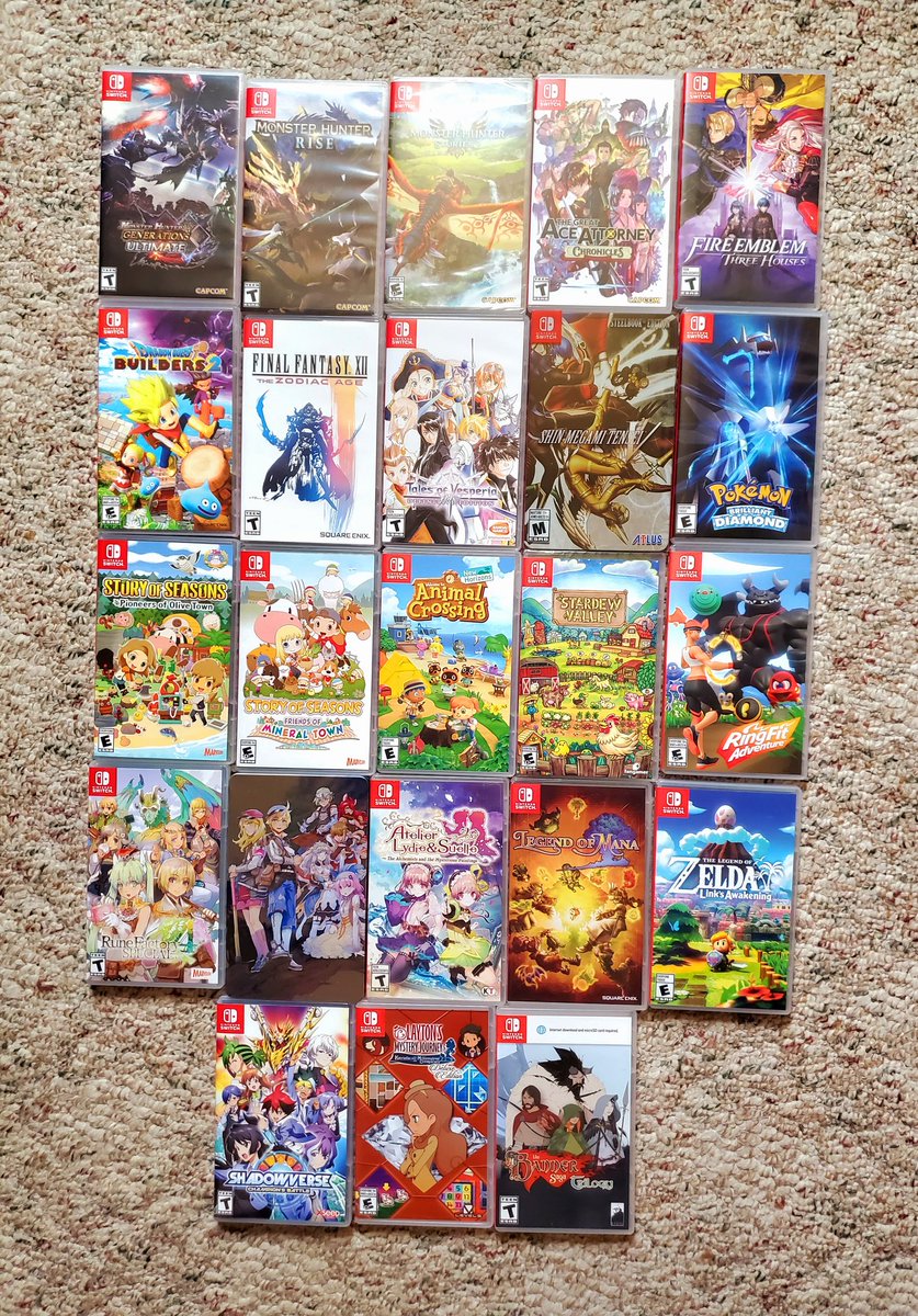 Andyy_EXE's tweet photo. Was organizing my games today and decided to take a picture of my physical switch games. There aren't a ton since I mostly buy the games I like and I have played through most of these 💖 Still need to get a few more tho!
#Switch #Nintendo #switchcollection #collection https://t.co/zuJVT0Sa4G