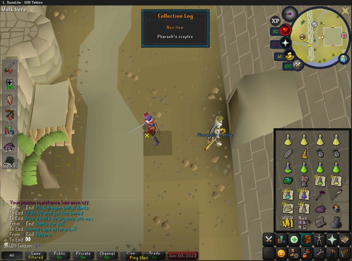 First acc to get one of these and first to get the altar pre 99 magic :) ON THE UIM BTW